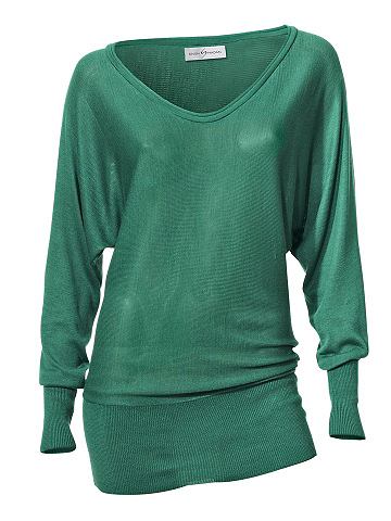 Пуловер большого размера SINGH S. MADAN. Цвет: зелёный